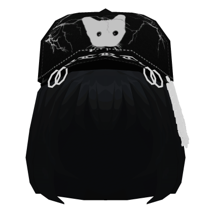Drain Thunder Cat Cap Black Hair {⚡️} Roblox item