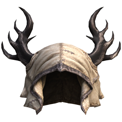 Tattered Antler Hood [Beige]