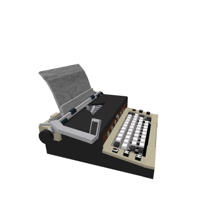 BLOXYL CLASSIC 12 Black Typewriter