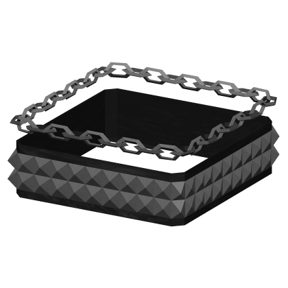 Studded Wrist Band and Chain Bracelet