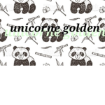 Unicorne golden