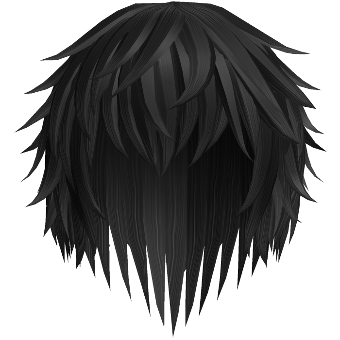 Black Vkei Emo Scene Hair