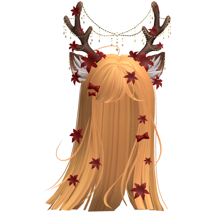 Ethereal Christmas Fairy Fawn Hair w/ Antlers