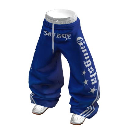 💗 Savage Street Track Pants _Blue | Roblox Item - Rolimon's