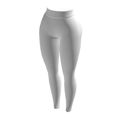 Leggings White Shiny Baddie Skinny Sport 2000s Y2K thumbnail