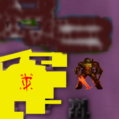 For Doom Guy Killer Model Roblox decal