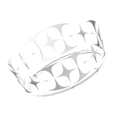 White Floating Tilted Crown  Roblox item