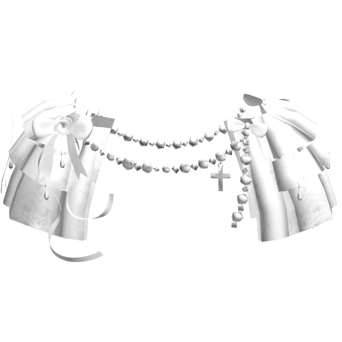 White Victorian Lace Ribbon Dress