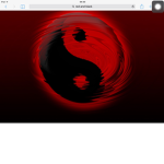 red and black yin yang