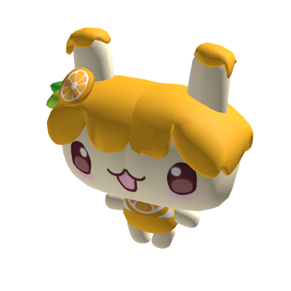kawaii orange fluffy cake fairy plushie ♡ thumbnail