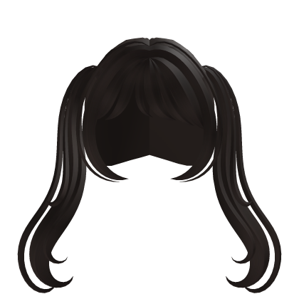 𐔌⋆ ୭ ˚. sweet little pigtails in dark brown ꒱