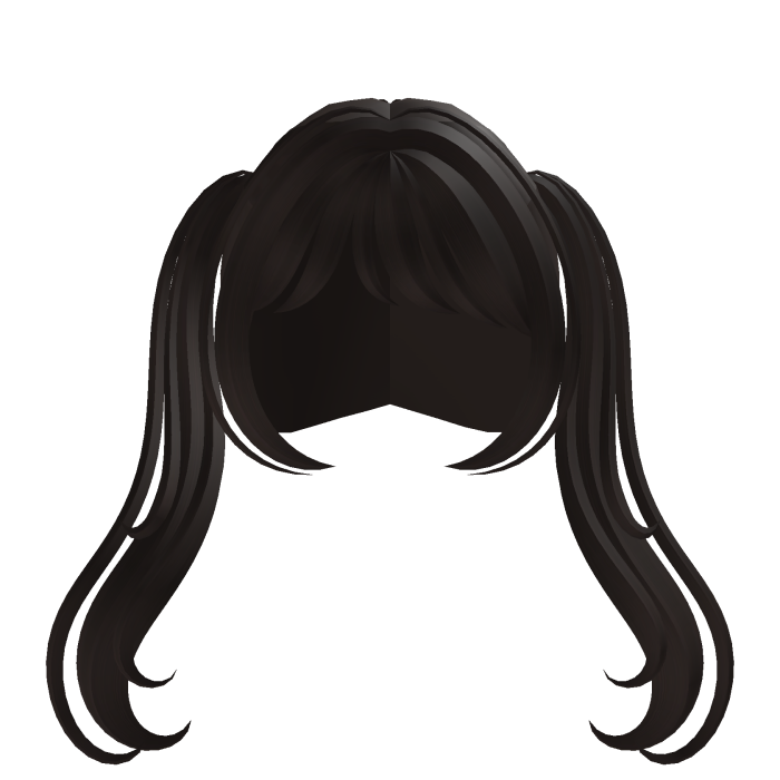 𐔌⋆ ୭ ˚. sweet little pigtails in dark brown ꒱