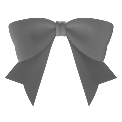 Silver Neck Bow Roblox item