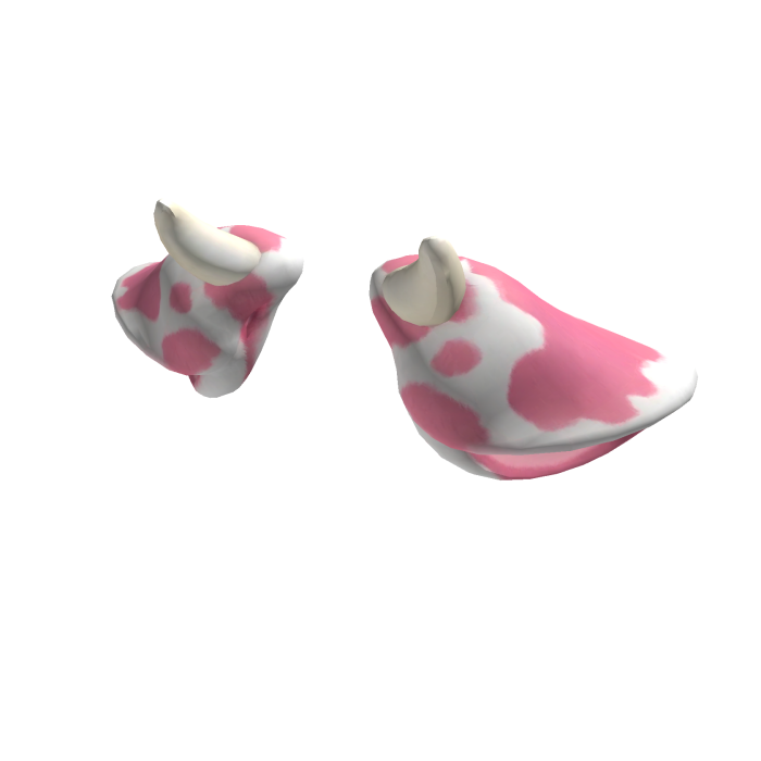 Pink Cow Ears