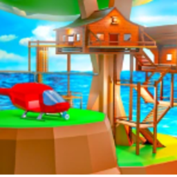 Click for points in a Tree House