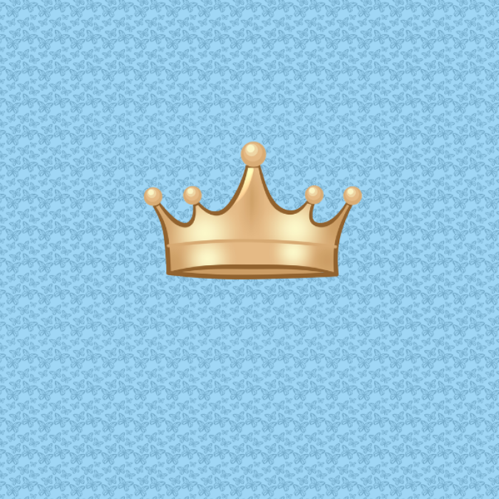 Blue  Butterfly Crown Background Roblox decal