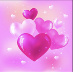 Bubbly hearts