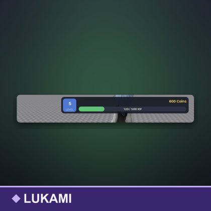 Level XP System Bar Level Up Rewards Kit