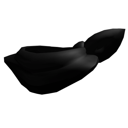 Black Bulky Goofy Scarf