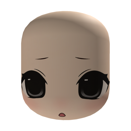 Cute kawaii chibi face