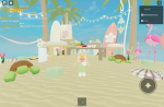 The peaceful beach hangout