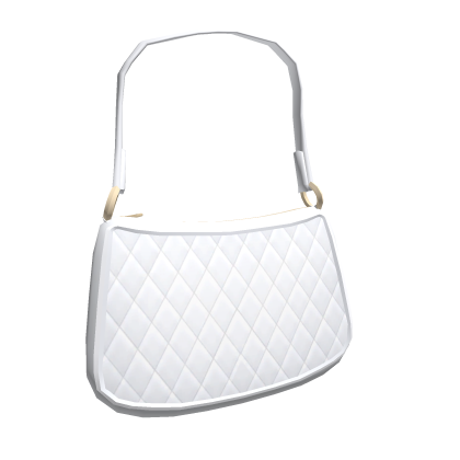 Fashionable White Shoulder Purse Roblox item