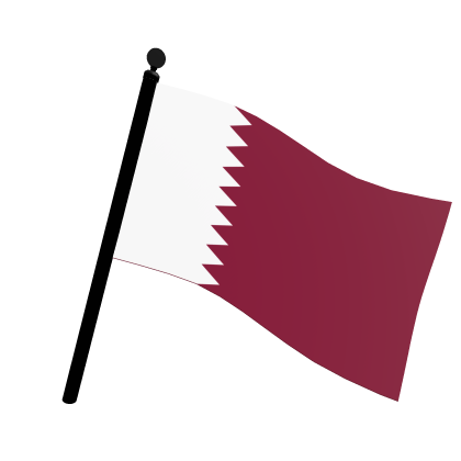 The Flag he Country Qatar