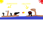 The stick men