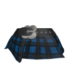 Blue Plaid Mini Skirt