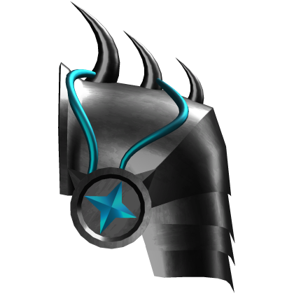Dark Blue Knight Pauldron (Left)