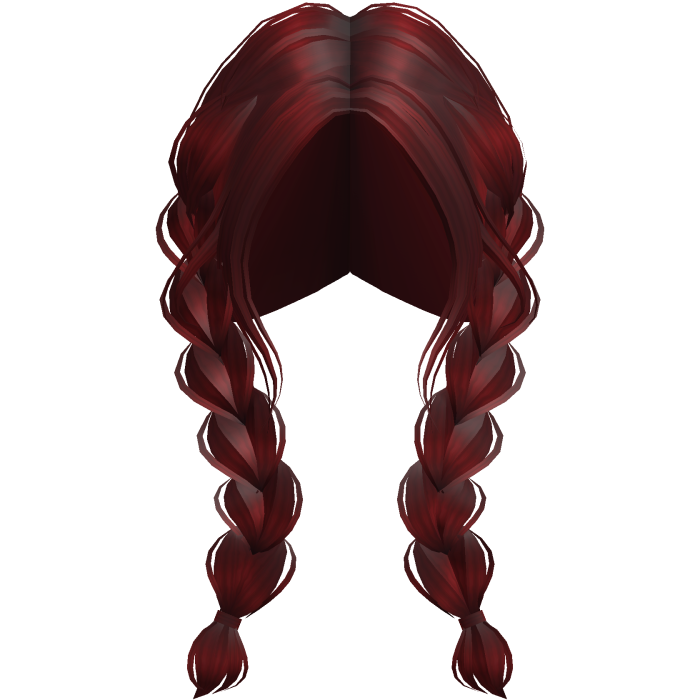 Sleek Chic Braids Pigtails (Burgundy)