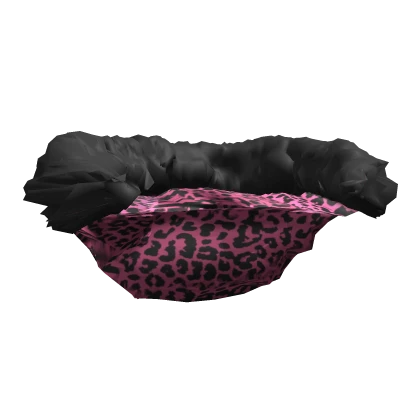 Fuzzy Zebra Hood in Pink Leopard Y2K Iconic 3.0 | Roblox