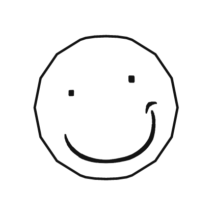 Stylized Painted Guest Head [ Smile ] Roblox item