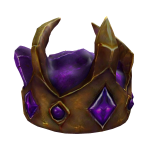 Golden Amethyst Crystal Crown