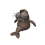 Walrus Shoulder Pet