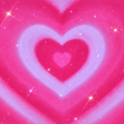 Space Hearts Background Pink Cute Kawaii Chibi