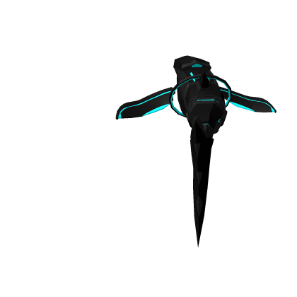 blue shark turret (right shoulder)