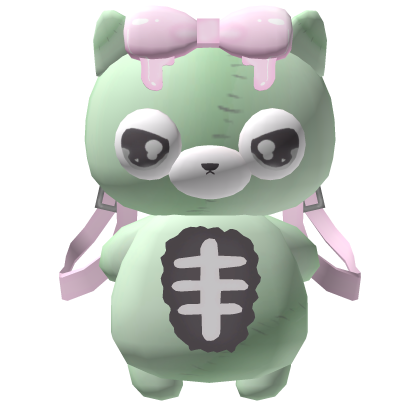 ᰔcutesy zombie zom cat backpack