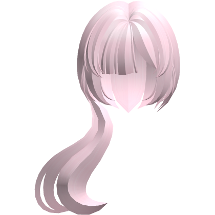 moe thick long fluffy low pony pink