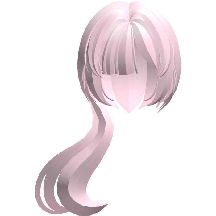 moe thick long fluffy low pony pink