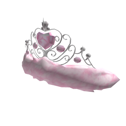 Pretty Pink Fur Princess Tiara