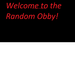 The Random obby