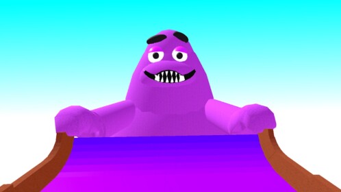 Slide Down Grimace Shake!