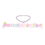 pastelpinktink necklace !!