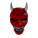 Japanese Hannya Oni Mask Samurai 