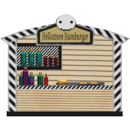 Wearable Halloween Hamburger Shop