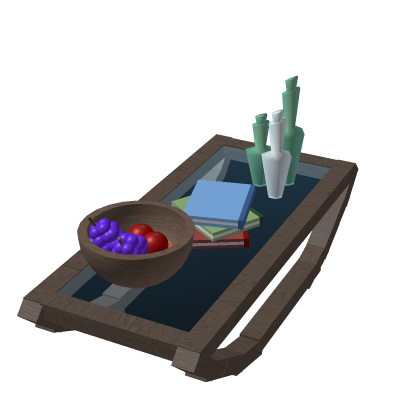 Coffee Table with Decorations