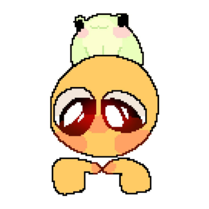 Cursed emoji with frog Roblox decal