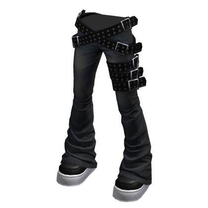 Y2K Flare Bottoms Deep Blue