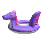 Cute Dragon Floatie Purple